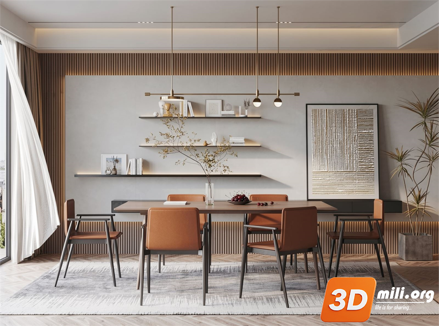 Dining Table Set Skp Files